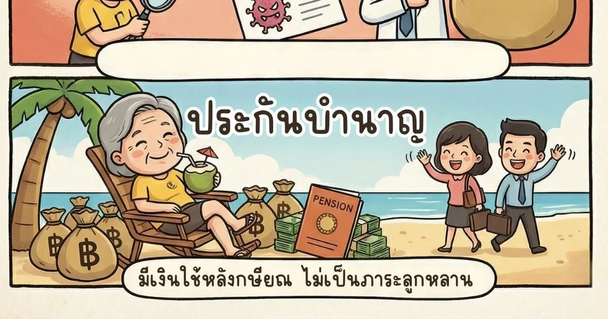 ประกันบำนาญ มีเงินใช้หลังกษียณ ไม่เป็นภาระลูกหลาน